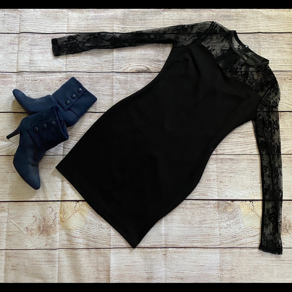 Kardashian Kollection Black Cocktail Dress